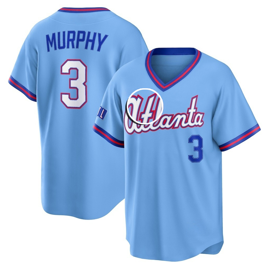 Men Women Youth Kids Atlanta Baseball Jerseys 2026 City Connect Jersey Embroidery Jerseys 1# Albies 3# Murphy 10# Jones 13# Acuna Jr. 27# Riley 28# Ol