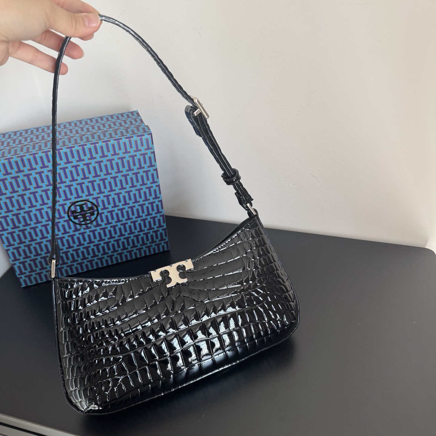 T B Designer Fashion Luxury 10A For Womens Handbag Shoulder Tote Classic Chain Clutch Flap Bag Underarm Bag Women Handbag Crossbody Daily Commute Leather Bag Eleanor