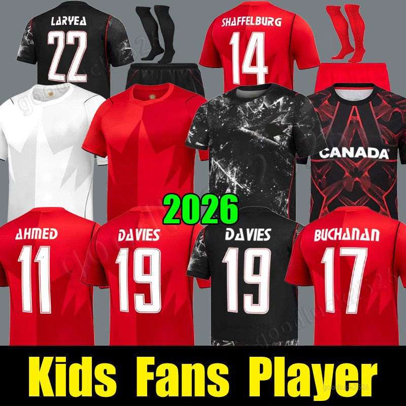 2026 World Cup Canada Soccer Jerseys national team 26 27 DAVIES JDAVID LARIN UGBO CAVALLINI MILLAR EUSTAQUIO FRASER football shirt Fan player version 