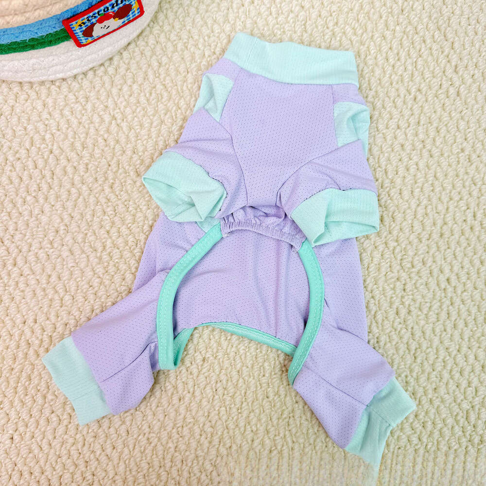 Famous brand Pet Clothing Spring Summer Thin Cute Breathable Sun Protection Comfortable Cat Dog Clothes Ice Silk Mesh pupakaIK