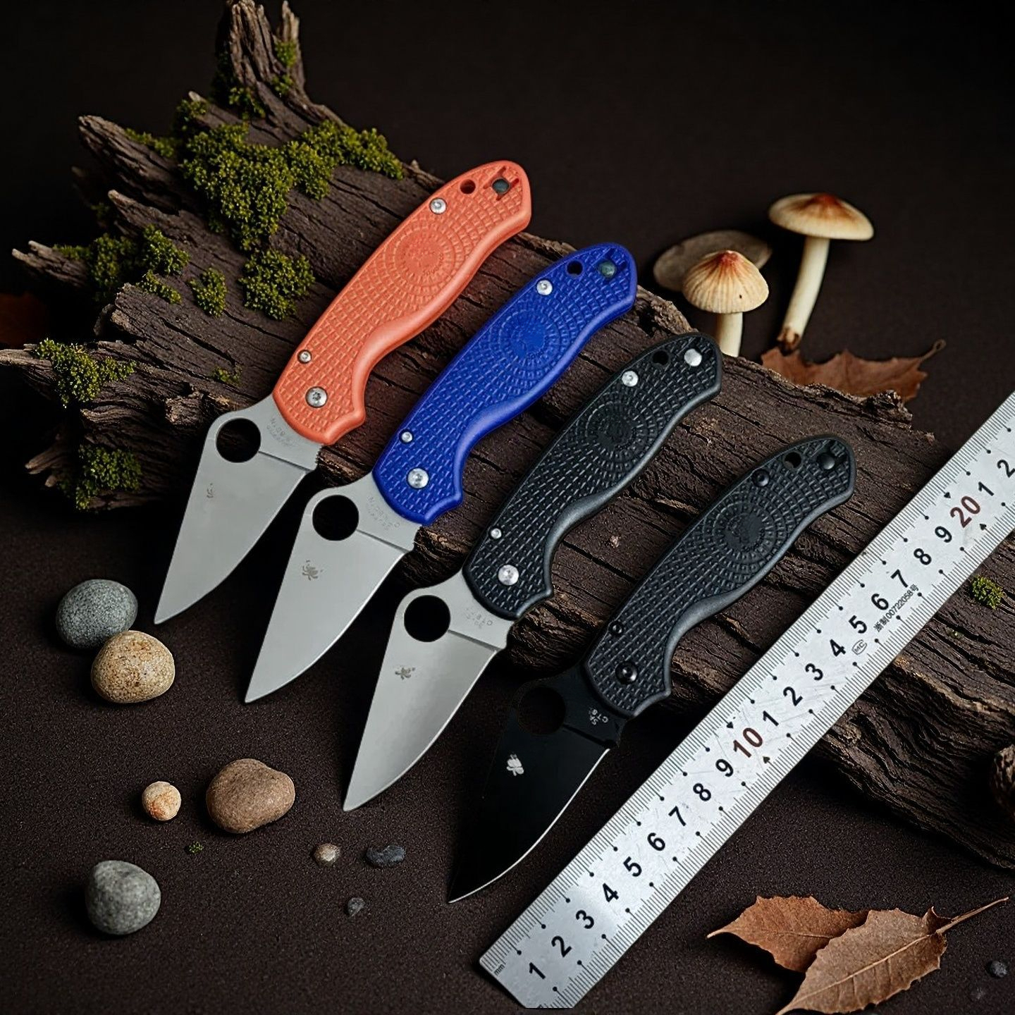 New C223 MINI Bugout Pocket Folding Knives Blade Nylon Fiber Handle Multi-tool EDC Utility Camping Survival Knives for Gift
