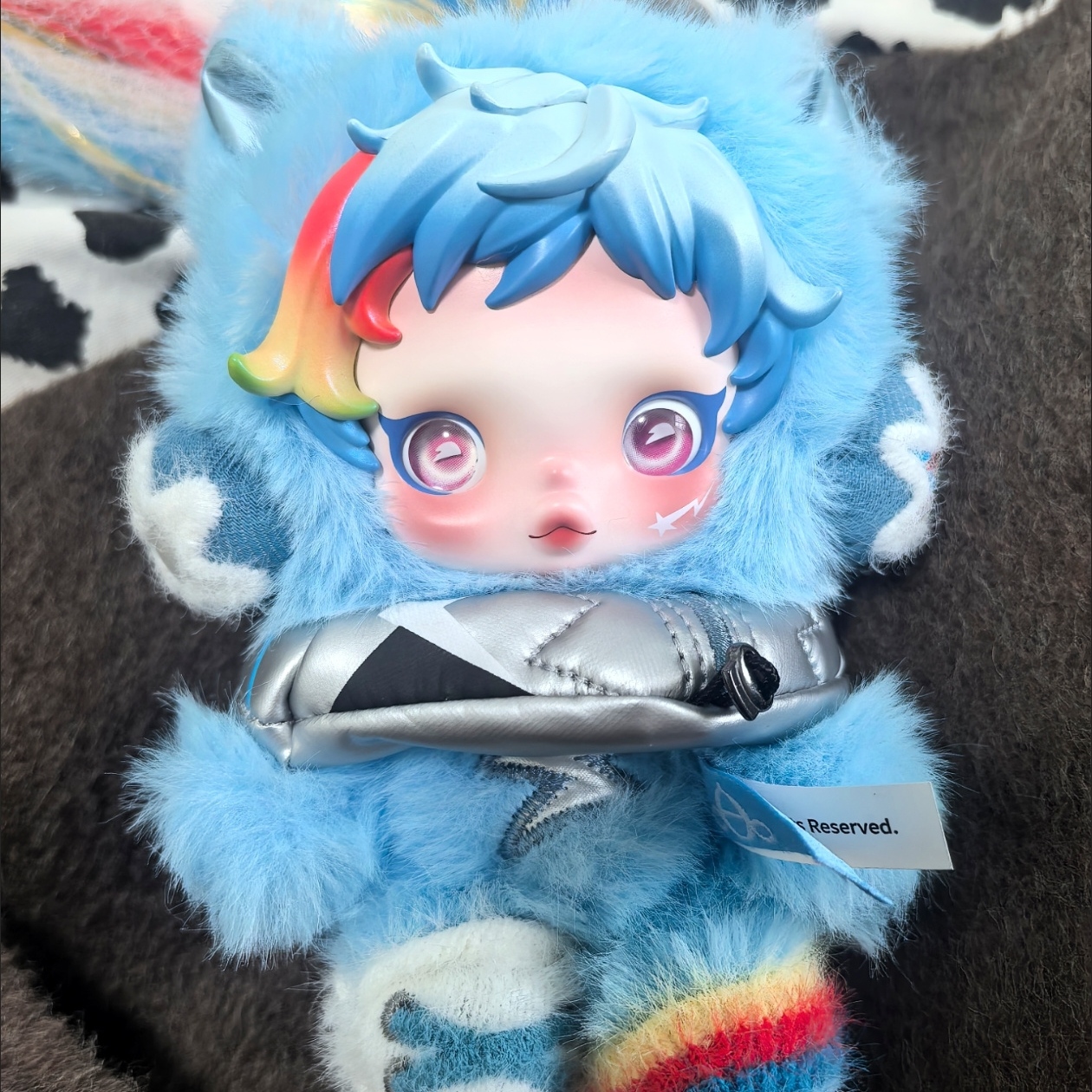 High Quality SKULLPANDA x My Little Pony Series Super Secret Edition Plush Doll Pendant Cute Cartoon Keychain Ornament Collectible Gift Toy YIZHIXING