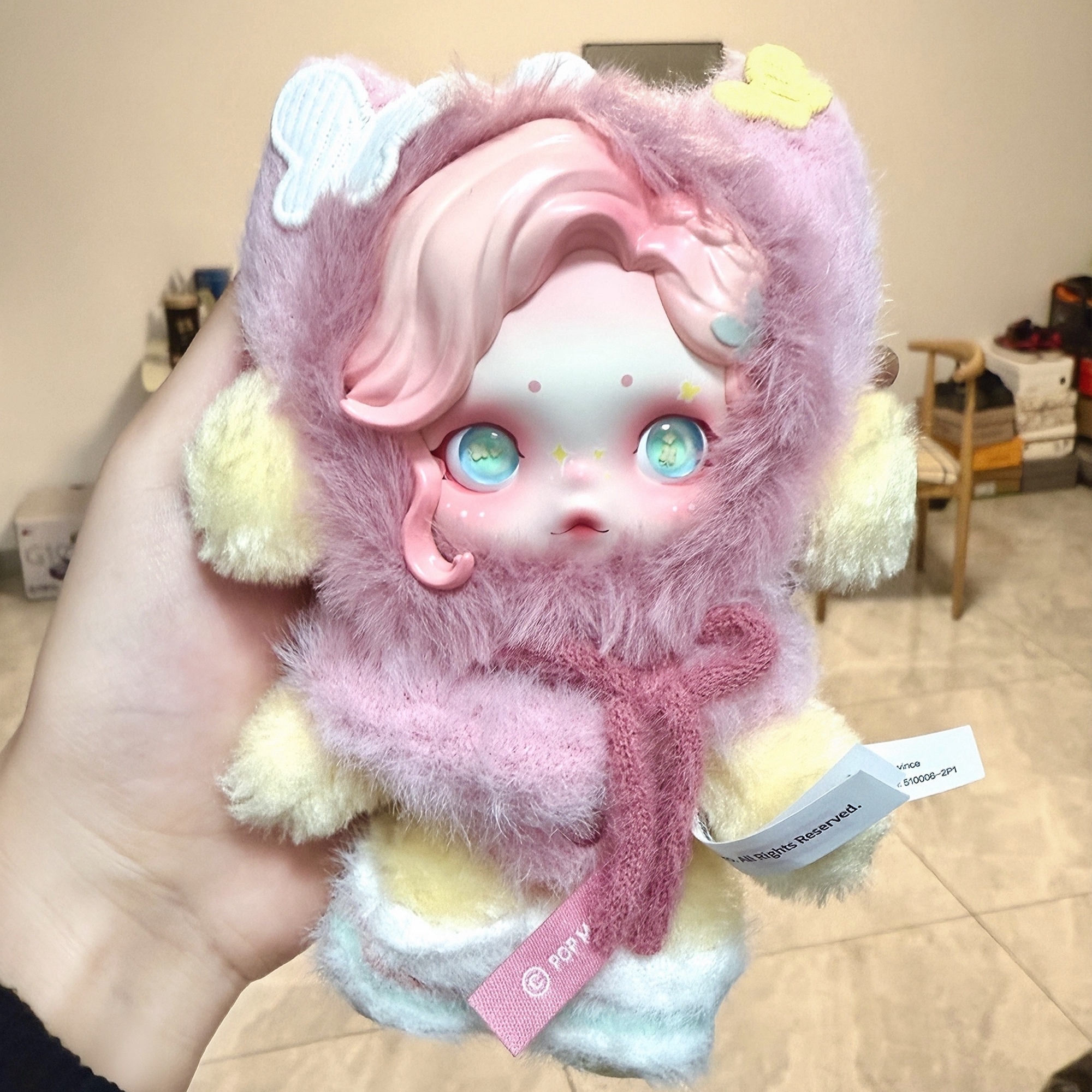 High Quality SKULLPANDA x My Little Pony Series Super Secret Edition Plush Doll Pendant Cute Cartoon Keychain Ornament Collectible Gift Toy YIZHIXING