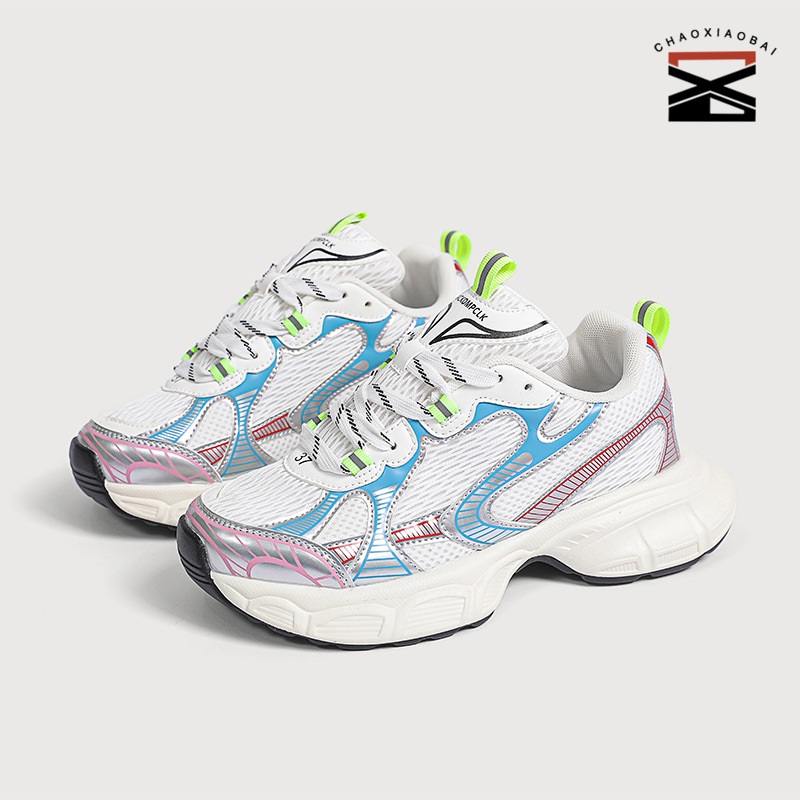 chao xiao bai Free shipping Stylish Breathable Fabric Couples' Walking Footwear - Trendsetting Athletic Socks-Inspired Design