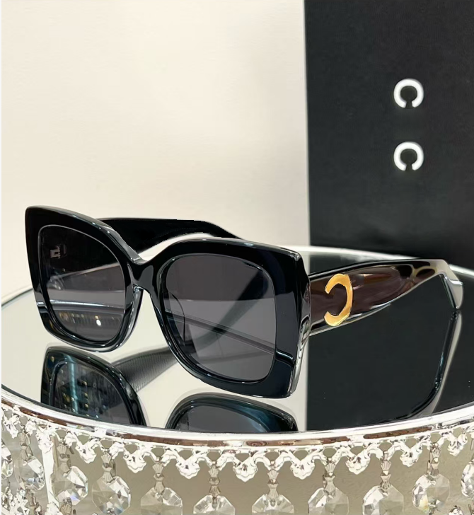 Designer Sunglasses Women Oversized cat eye Classic Vintage Full Frame Sunglasses Driving Sun Visor Anti UV 400 Polarized Glasses Gift Box