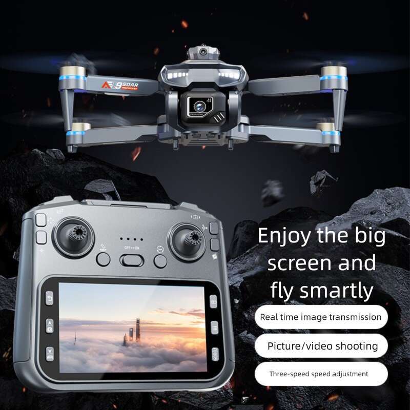 AE19 Brushless Drone with Large Screen Remote Control, Obstacle Avoidance, Optical Flow Positioning, Long Endurance and HD Aerial Photography RC Aircr