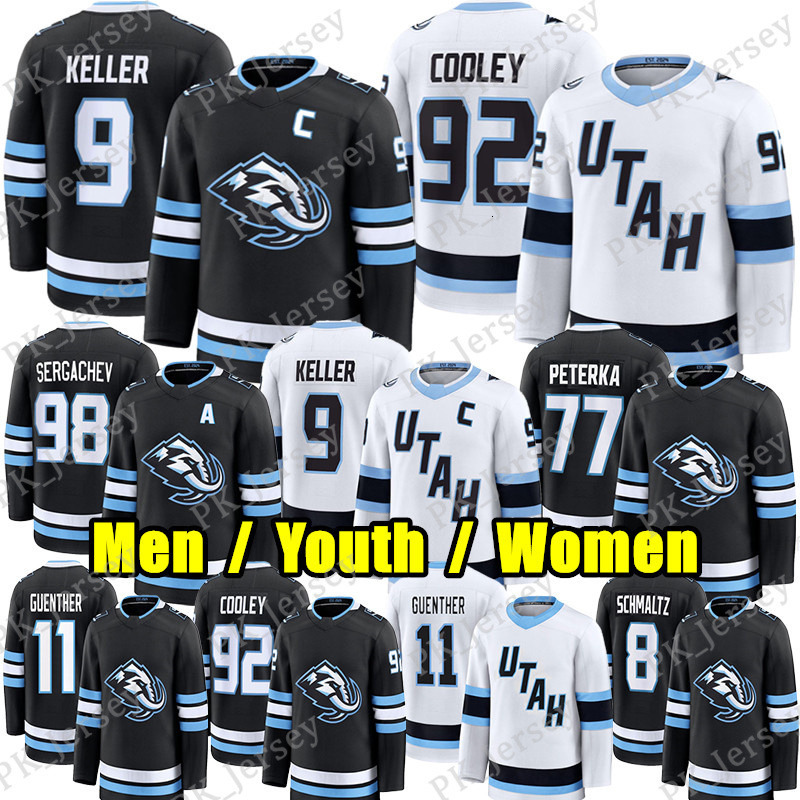2025-26 Season Utahs Mammoth Hockey Jersey Clayton Keller Logan Cooley Mikhail Sergachev Guenther JJ Peterka Nick Schmaltz Durzi Liam OBrien Karel Vej