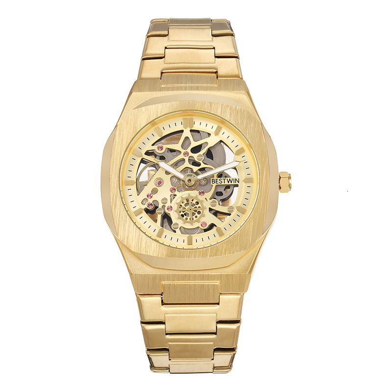 Fashion Alloy Hollow Butterfly Buckle Men's Quartz Watch