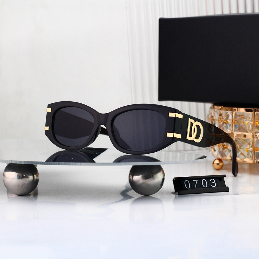 Designer Sunglasses Mens Women Classic Eye Popular Full Frame Fine Flat Lenses Goggle Beach Fashion Sun Glasses Retro Frame