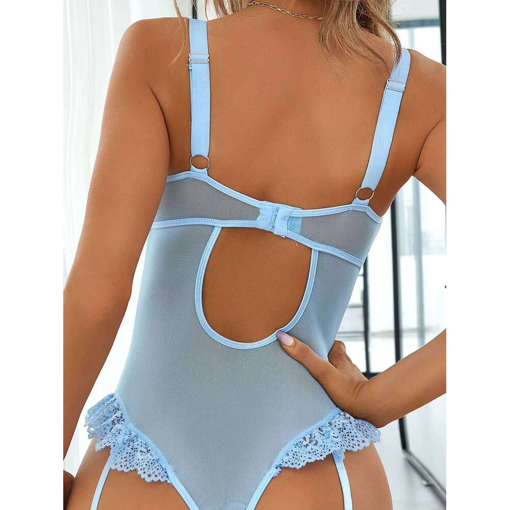 New Hot Selling Perspective Solid Color Lingerie Wo Piece Sets Sexy Women Underwear Womens Clothing