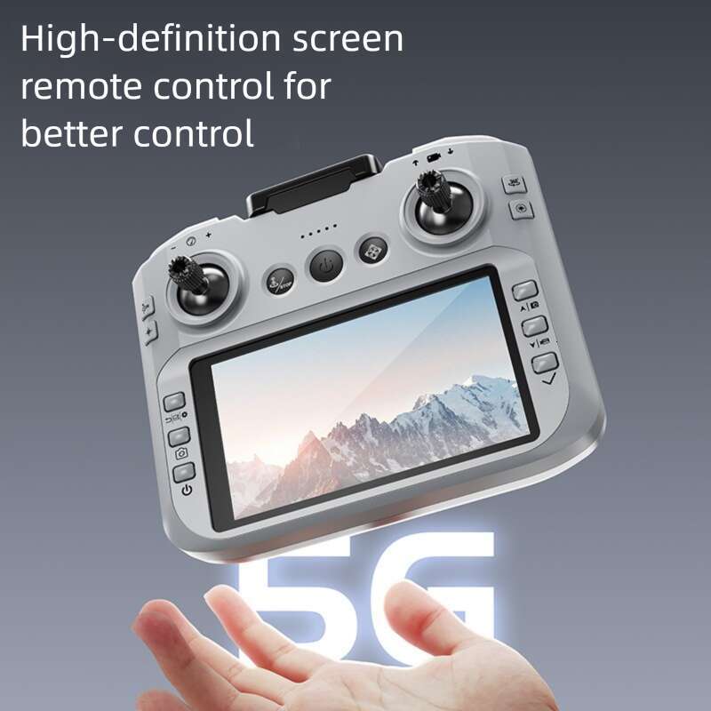 Cross Border Z906 Drone with 4.3 Inch Screen Control Strong Magnetic Full Protection Anti-Collision Optical Flow HD Aerial RC Aircraft CKS