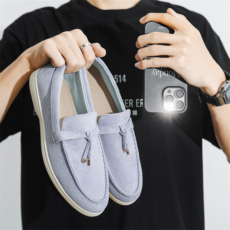 Free shipping hot 2026 luxury Minimalist Suede Loafers | Timeless Casual Luxury Footwear