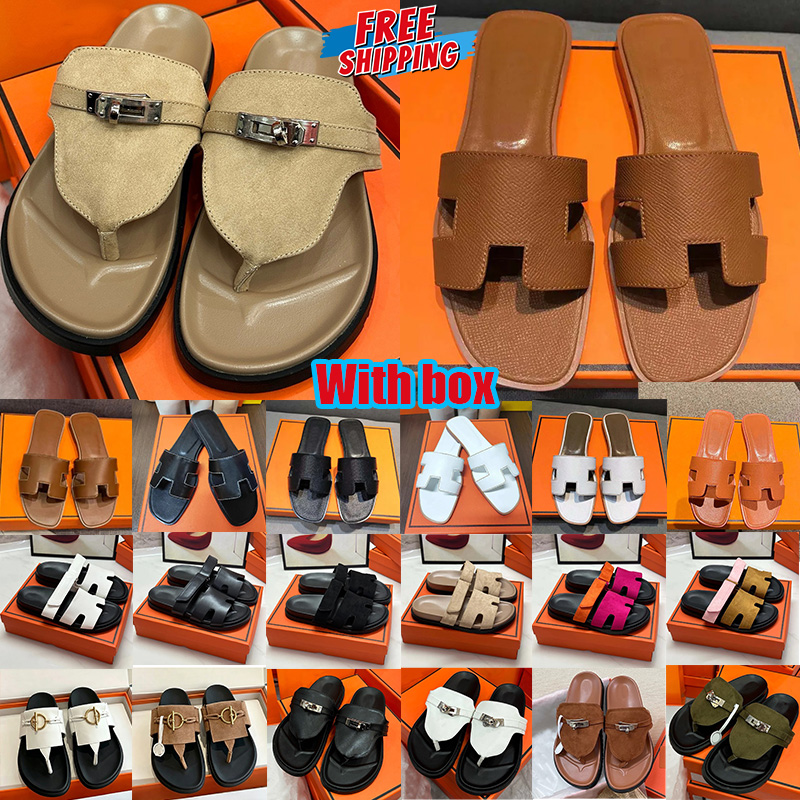 Free Shipping with box Slippers designer sandals women shoes claquette for womans shoe famous womens Chaussures sandal sandles mules slide sandale Flip Flops