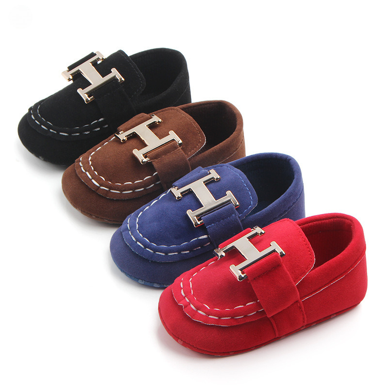 Newborn Baby Shoes Girls Boys PU Leather Infant Kids boy Girl Soft Sole Crib Toddler Shoes 0-18 mont