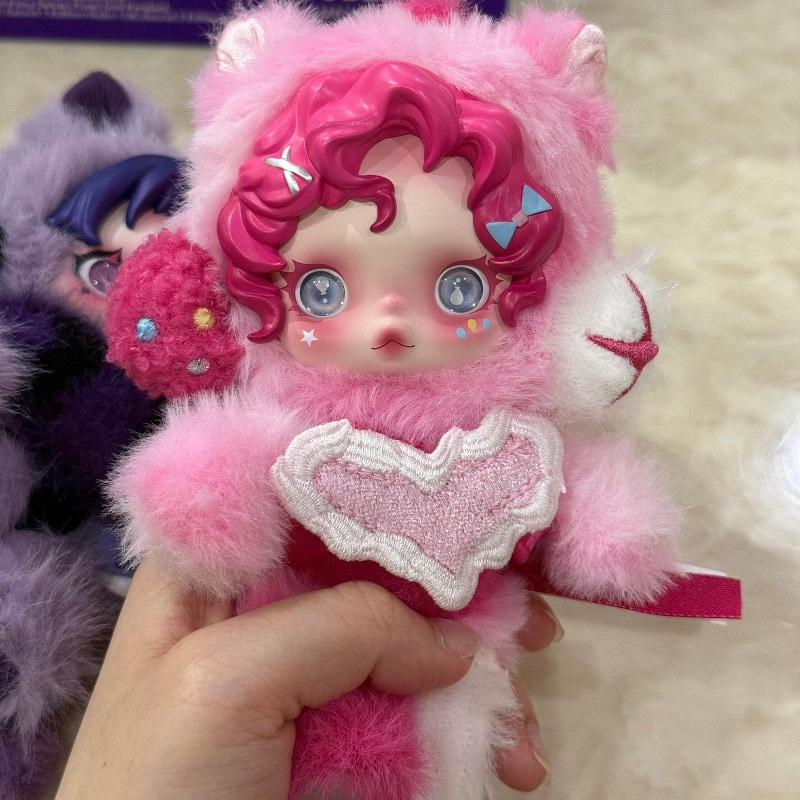 High Quality SKULLPANDA x My Little Pony Series Super Secret Edition Plush Doll Pendant Cute Cartoon Keychain Ornament Collectible Gift Toy YIZHIXING