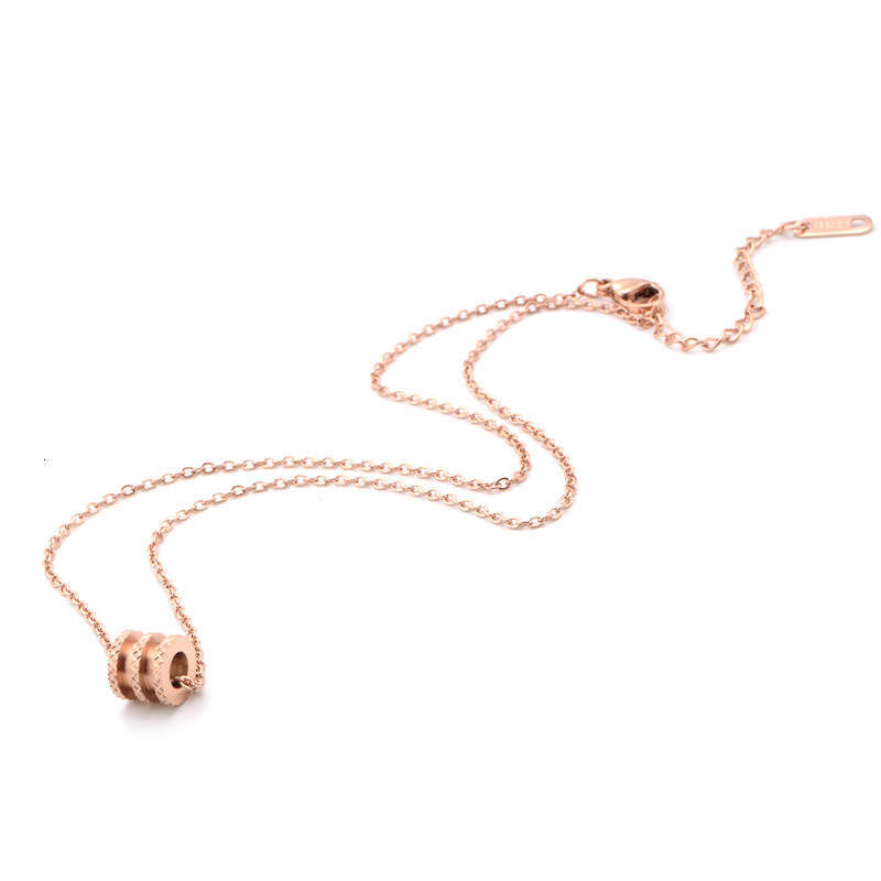 Elegant Unique Titanium Steel Necklace Women With Forest-Style Personality, Popular Among Instagram Influencers Trendy Individuals, Featuring Minimali