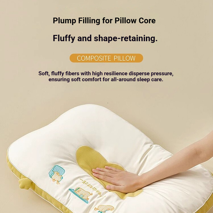 Cartoon Mulberry Silk Home Use Pair Set Children's Neck Protection Sleep Aid Pillow Core Adult Sleeping Special Whole Head