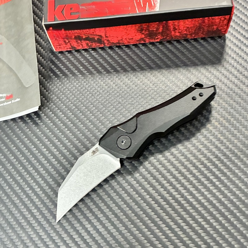 KS 7350 Outdoor Folding Knife 8Cr13MoV Steel Blade Aluminum Handle Camping Survival knives Fishing Everyday Carry Cutting Tool