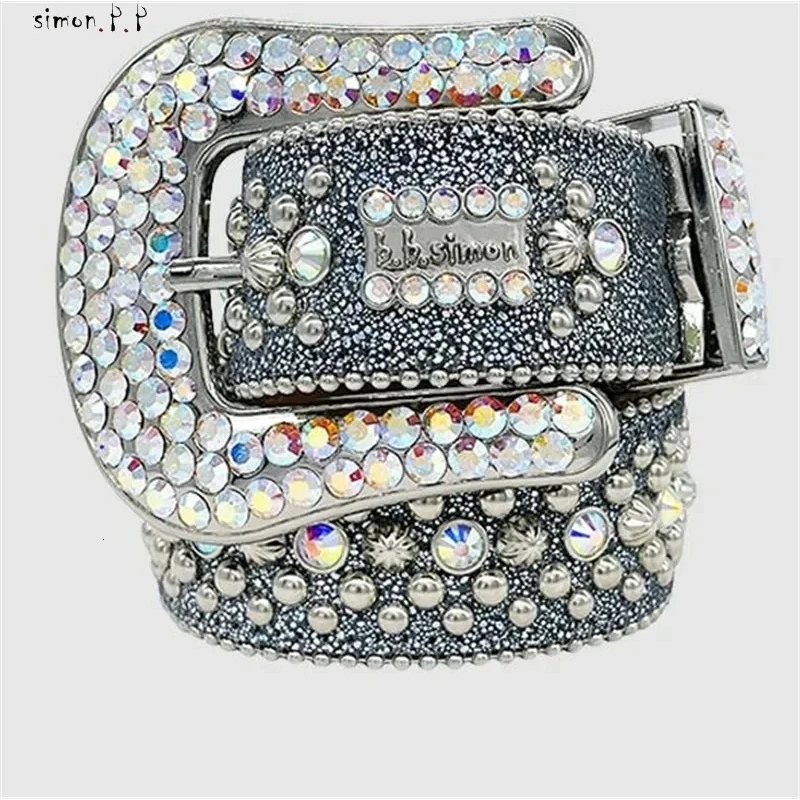 er Belt Bb Simon Belts for Men Women Shiny Diamond Belt The Trojan Red Jet AB Cintura Uomo 260326ww - view 3