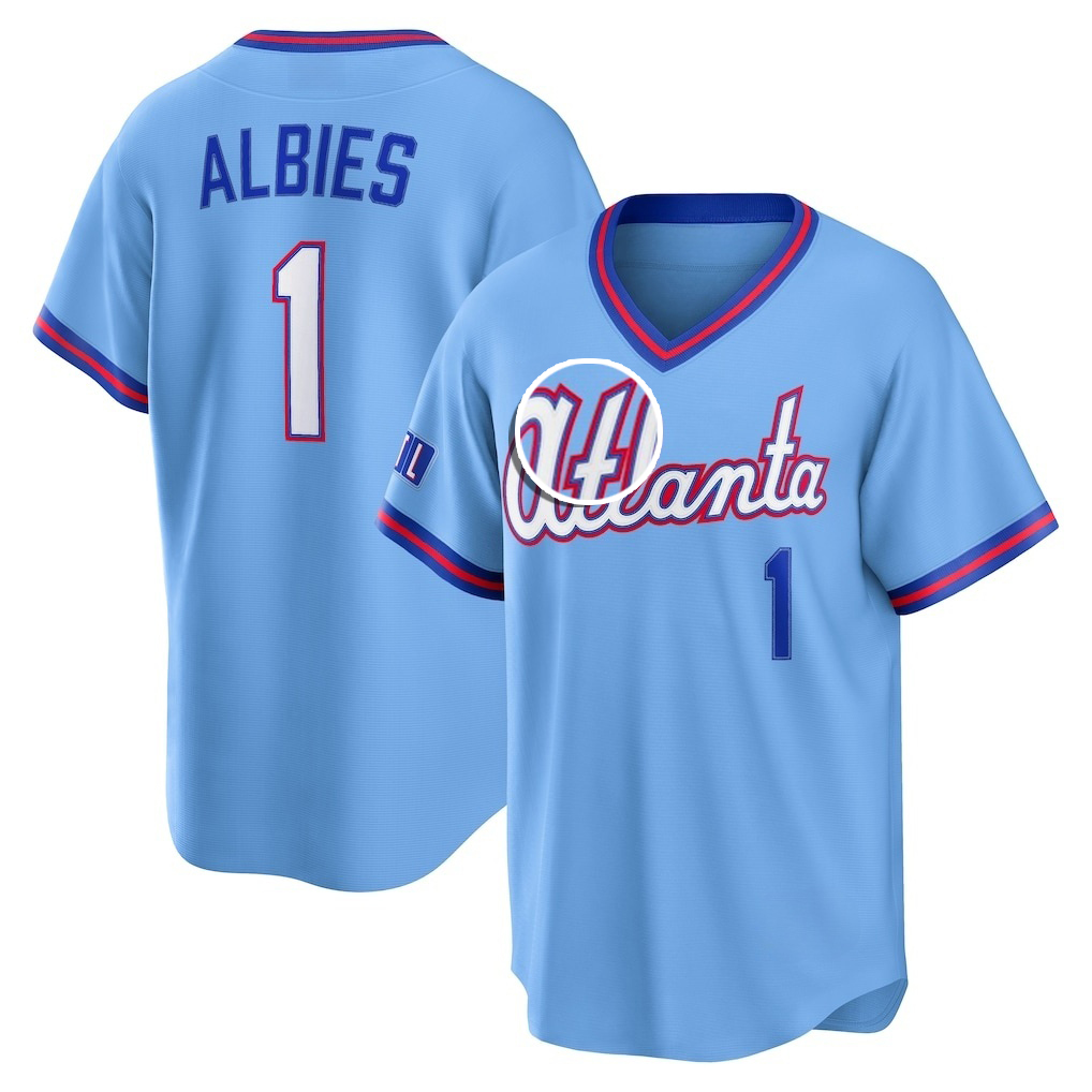 Men Women Youth Kids Atlanta Baseball Jerseys 2026 City Connect Jersey Embroidery Jerseys 1# Albies 3# Murphy 10# Jones 13# Acuna Jr. 27# Riley 28# Ol