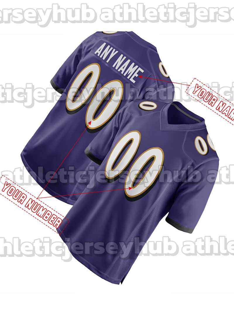 8 Lamar Jackson 2026 Football Jerseys Trey Hendrickson Zay Flowers Derrick Henry Malaki Starks Andrews Hamilton Roquan Smith Wiggins Green Lewis custo