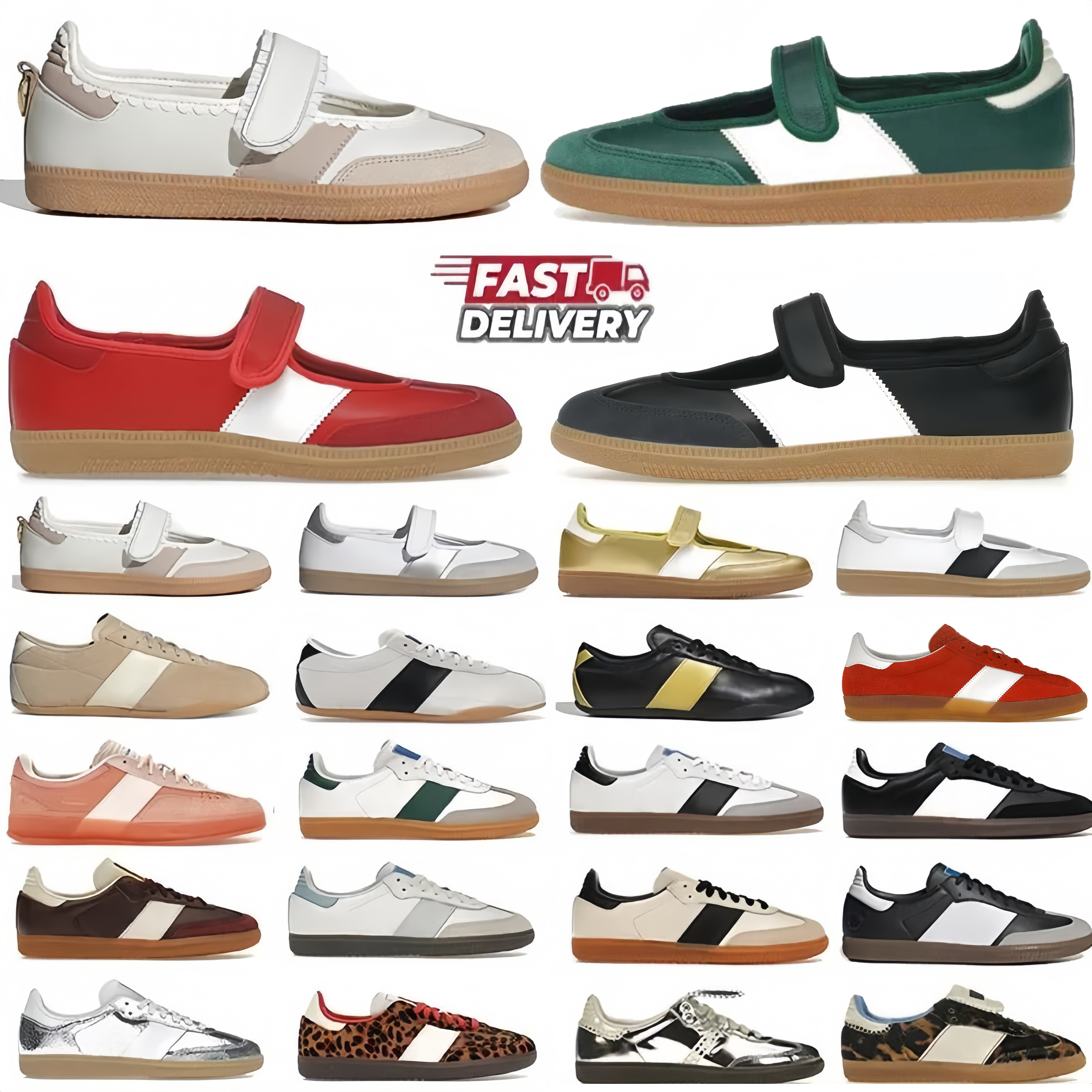 Designer Shoes Mary Jane Women Speedcats shoe ballerinas Ballet flats suede Sandals sneakers Mens Flat Sneaker silver white Cream Black leopard casual Trainers