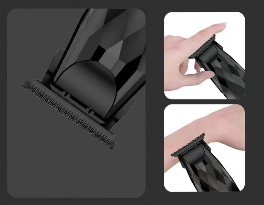 Hair Trimmer Professional Hair Trimmer 9000RPM Hair Clipper Adjustable Barber Haircut Machine Electric Trimmer for Men V-906 250303