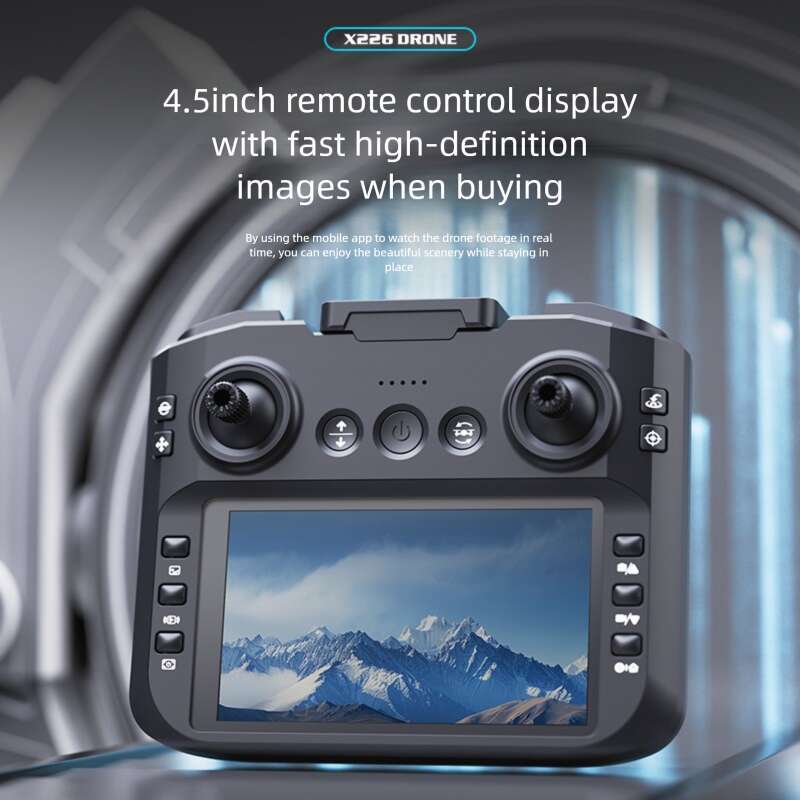 Brand X Large Screen Drone Brushless Long Endurance Electronically Controlled Dual Lens High Definition Image Transmission Fully Protected Remote Cont