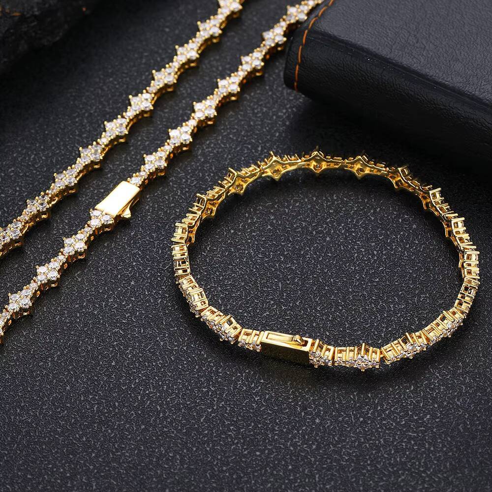 NUOYA Hip Hop Bracelet 65mm 925 Silver Tennis Chain Bracelet High Quality Jewelry for Women Customizable - view 5