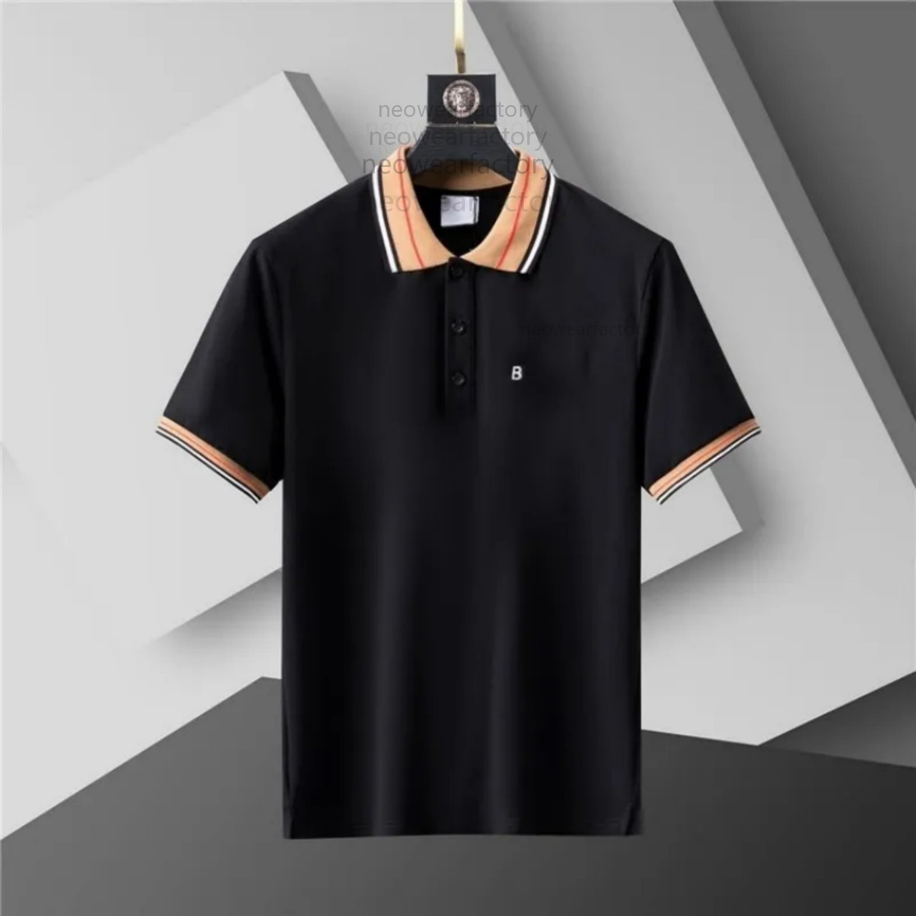 mens polo shirt fashion mens tshirt 100 cotton luxury polo collar breathable top summer business shirt asian
