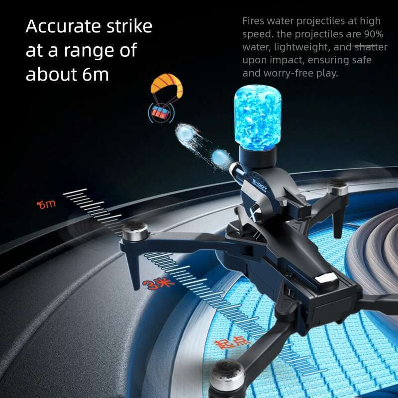 K11MAX Water Bomb Launch Drone Brushless Quadcopter HD Aerial Long Flight Time RC Plane Toy for Amazon Independent Station CKS