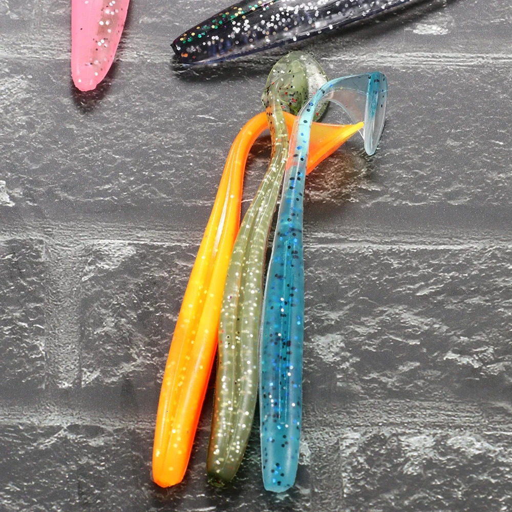 14PCS Gear Kit 10PCS Soft Lure 55cm 7cm 10cm T Tail Worm 4PCS Jigging Head Hook 3g 5g 10g Metal Jig Fishing Pesca Swimbait Bait 260421