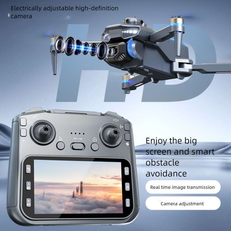AE19 Brushless Drone with Large Screen Remote Control, Obstacle Avoidance, Optical Flow Positioning, Long Endurance and HD Aerial Photography RC Aircr