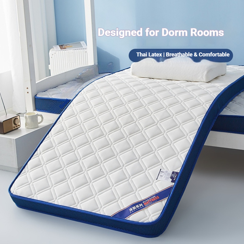 Student dormitory single latex soft 90cm student foam pad for rental 1.5m mattress