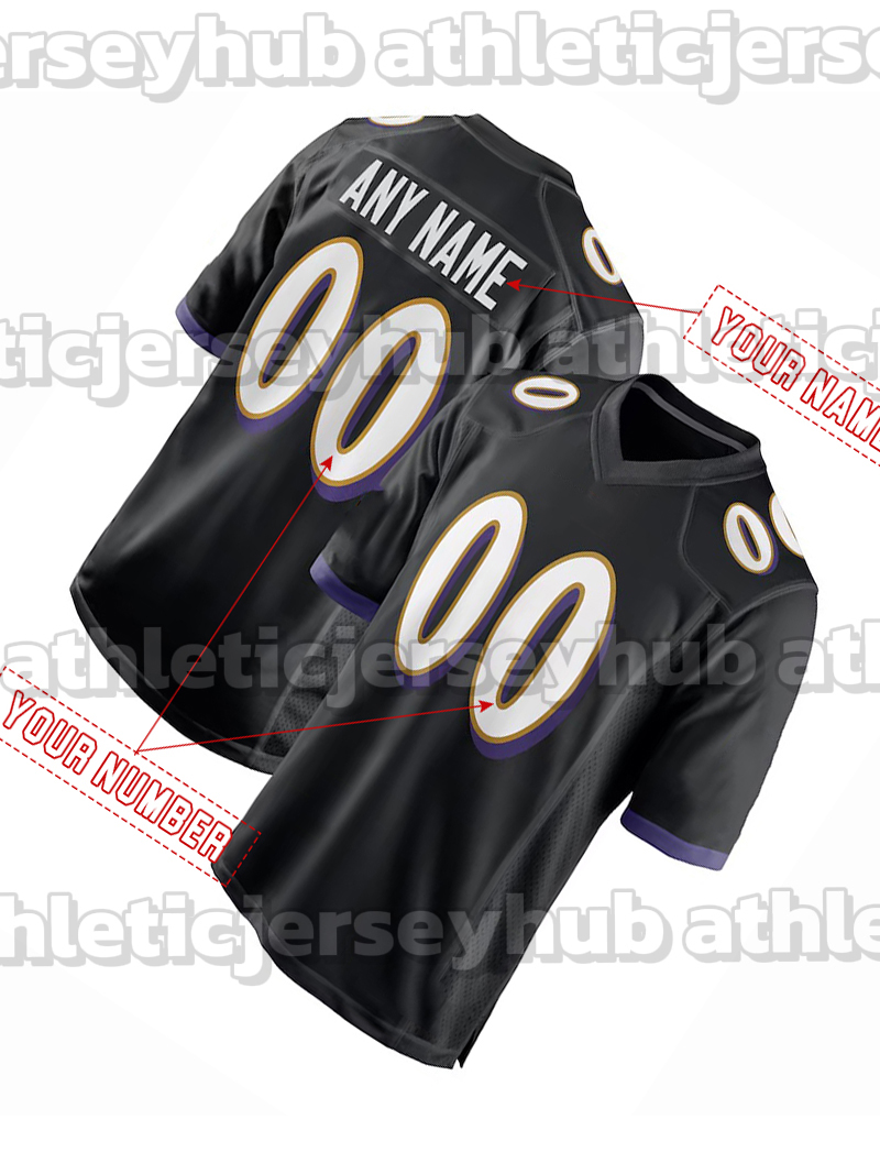 8 Lamar Jackson 2026 Football Jerseys Trey Hendrickson Zay Flowers Derrick Henry Malaki Starks Andrews Hamilton Roquan Smith Wiggins Green Lewis custo