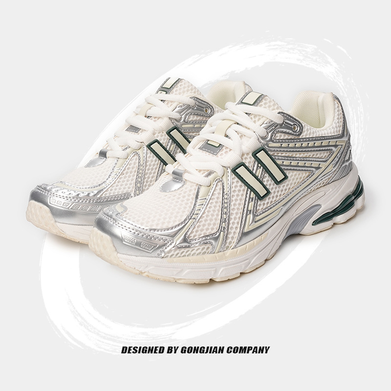 chao xiao bai Free shipping Unisex Lightweight Mesh Running Sneakers with Thick Sole - Versatile Casual Shoes