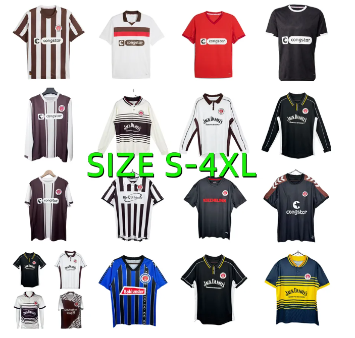 25 26 ST Pauli Soccer Jerseys 2025 2026 ST.Pauli BECKER IRVINE KYEREH HARTEL SMITH PAQARADA MEDIC 1997 1998 1999 2000 2013 2014 Retro 97 98 99 00 13 14 Football Shirts