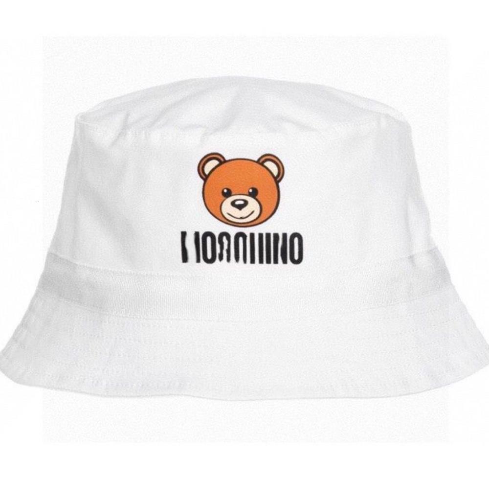 Summer Outdoor Kids Cartoon Bear Bucket Thin Breathable Sun UV Protection Cute Designer Fisherman Hat for Toddler Baby Boys Girls