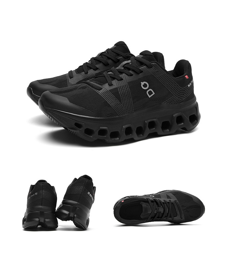 2026 hot mesh breathable sneakers shock-absorbing designer running shoes casual trendy lightweight black white blue sports shoes for men