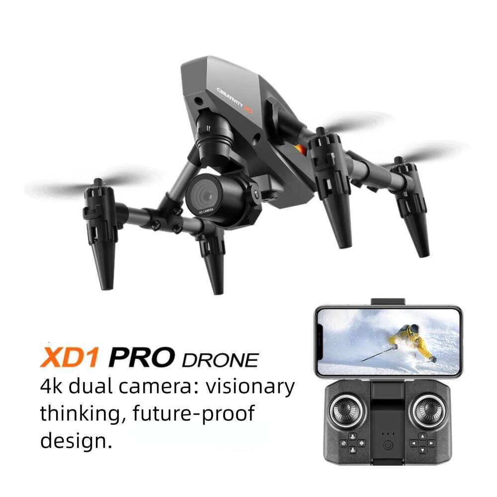 XD1 Mini Drone HD Aerial Photography Altitude Hold Optical Flow Hover RC Quadcopter WiFi FPV Foldable Portable Remote Control Airplane CKS