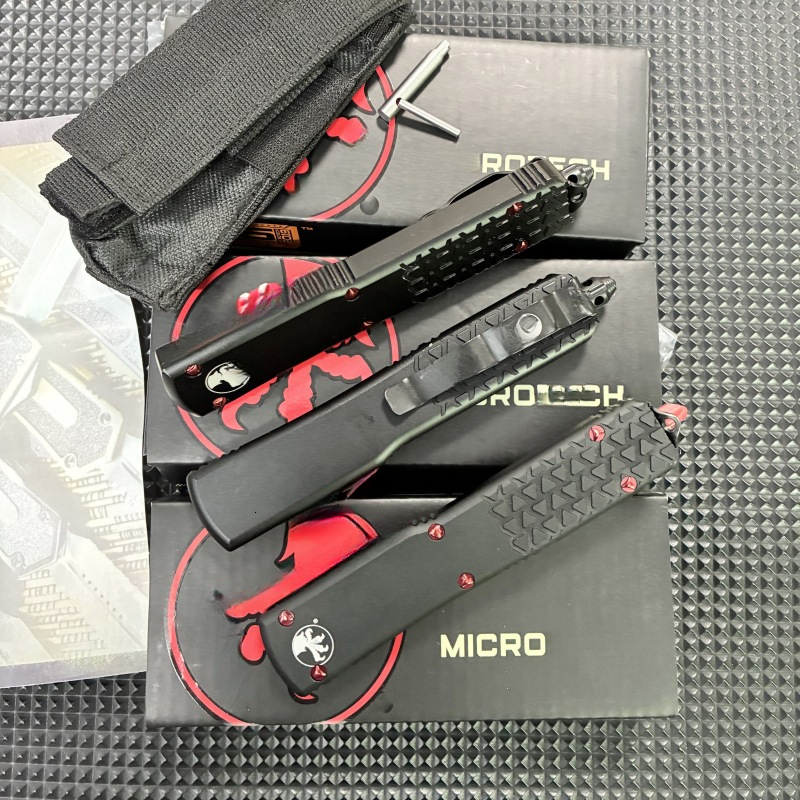 Pocket Knife UT Aluminium Alloy Carbon Fiber Handle OTF EDC Outdoor Hunting Camping Multi-function Tools