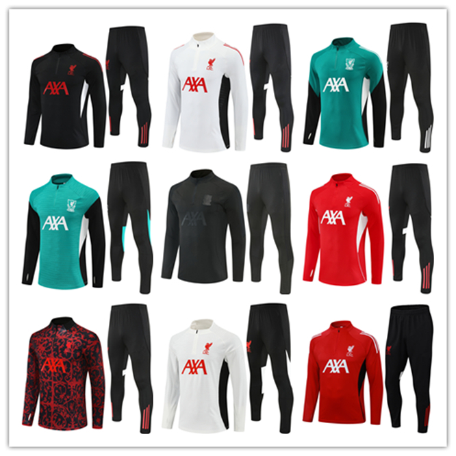 26/27 LFC long tracksuit long training suit 25 26 27 soccer tracksuits kit uniform adult kids sweatshirt Sweater sets men kids