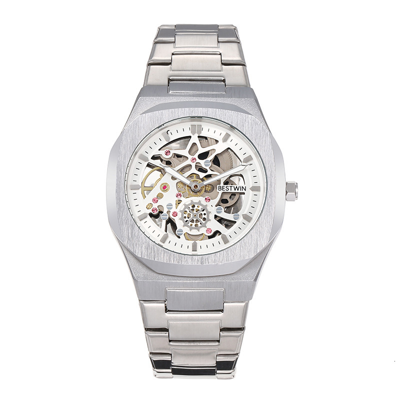 Fashion Alloy Hollow Butterfly Buckle Men's Quartz Watch