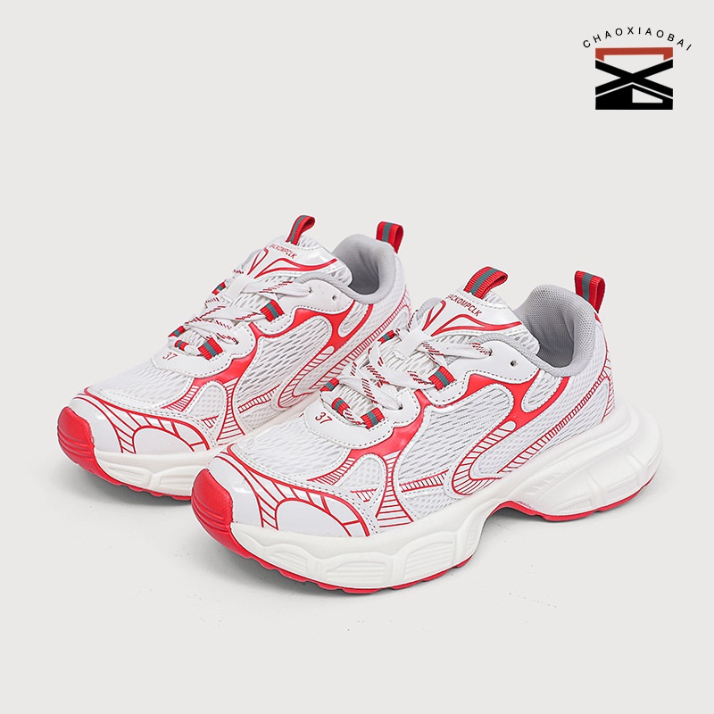 chao xiao bai Free shipping Stylish Breathable Fabric Couples' Walking Footwear - Trendsetting Athletic Socks-Inspired Design