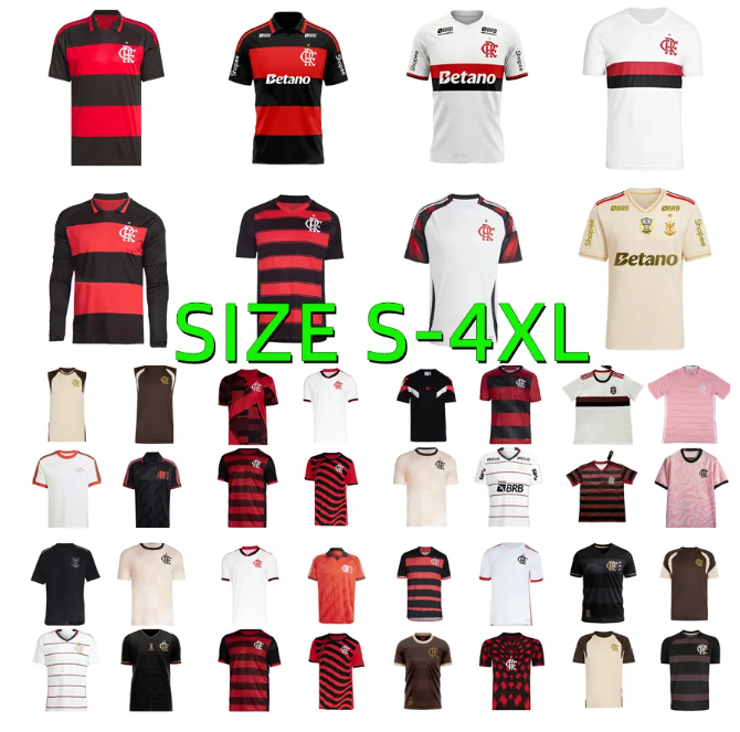 19 20 21 22 23 24 25 26 27 Flamengo soccer jerseys 2025 2026 2027 DIEGO E.RIBEIRO GABI VIDAL DE ARRASCAETA B. HENRIQUE GERSON GABRIEL PEDRO Camisa Mengo football shirts men