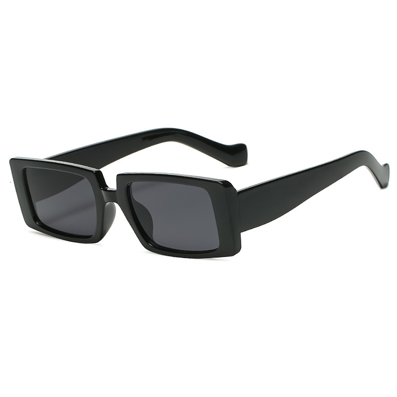 Retro Square Sunglasses for Men and Women, European and American Trend Transparent Color Street Style Sunglasses, Cross-Border Model Sunglasses