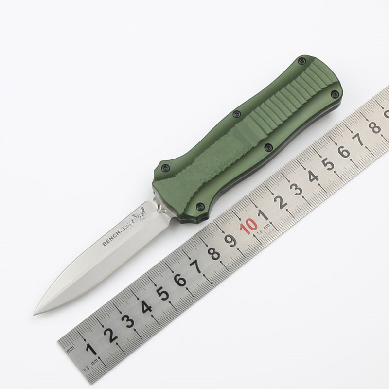 3300mini Outdoor High Hardness Mini Folding CNC Aluminum Alloy 6061 Titanium Coated Wilderness Survival Camping Sharp Portable Knife