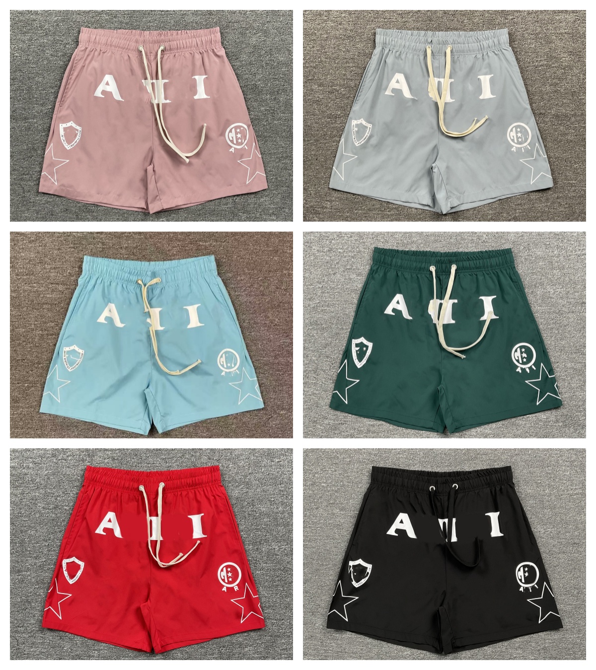 designer luxury men shorts for women american high street fashion brand loose sports casual summer quick dry thin outer wear shorts size s-xl