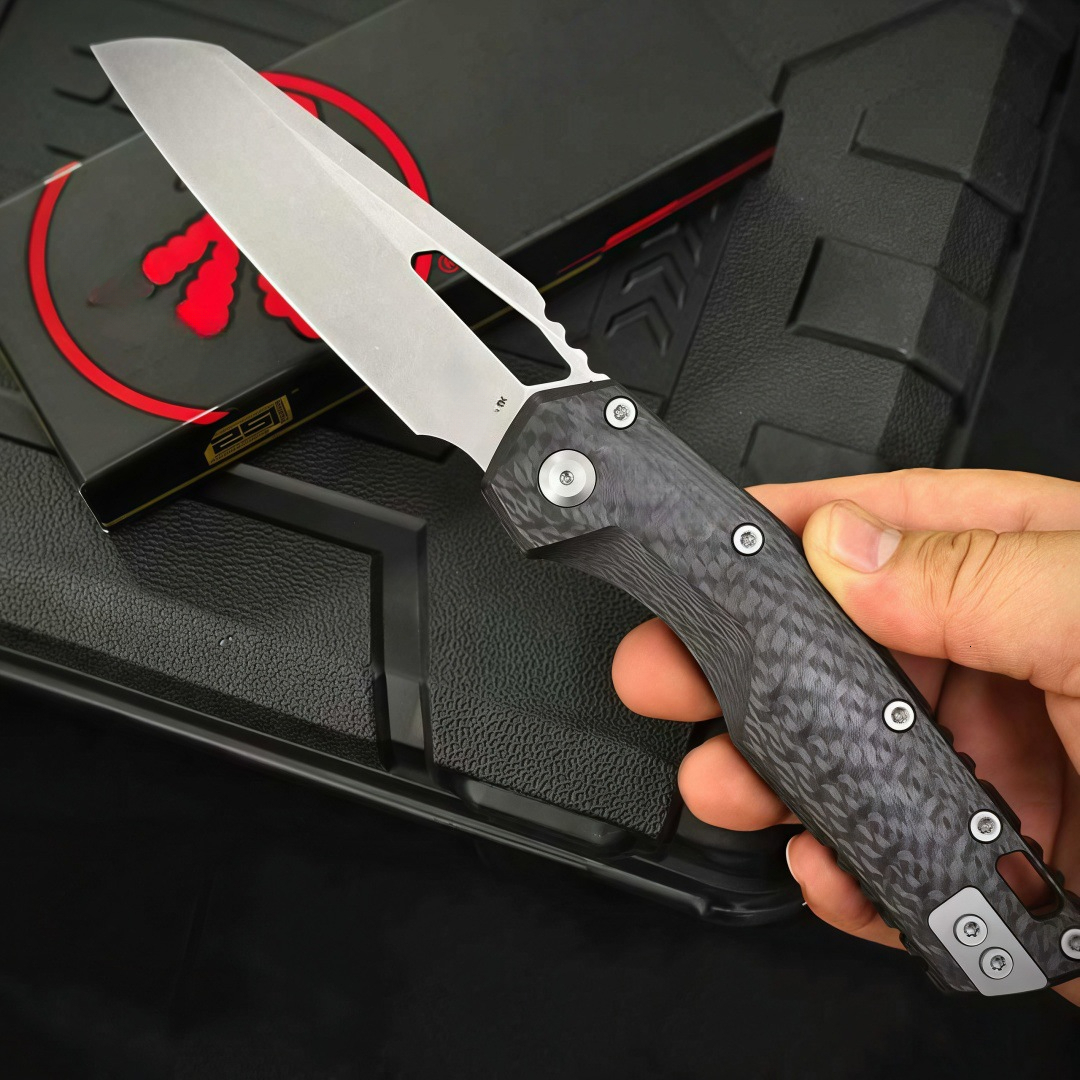 M390MK Steel Daily Carry Folding Knife G10 Handle, Outdoor Camping Wilderness Survival EDC Tactical Hunting Knife Men's Gift