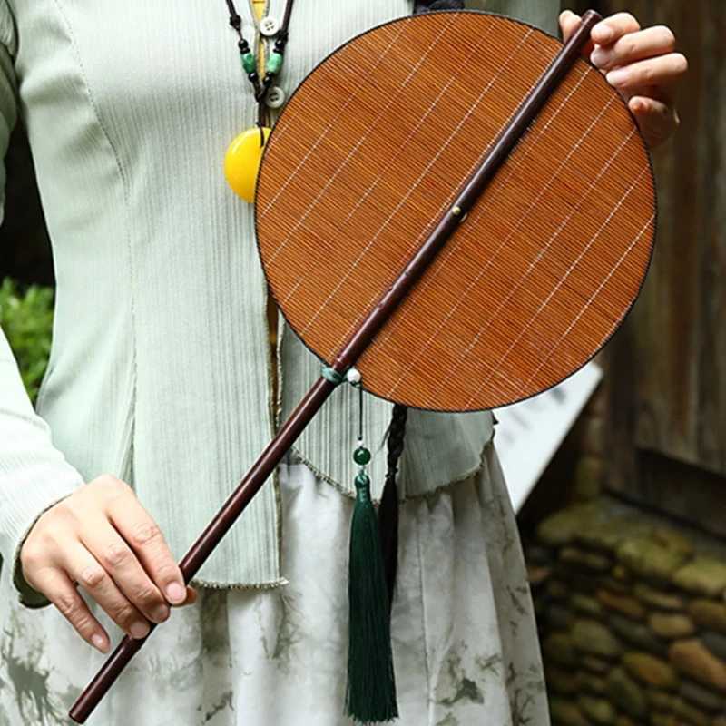 Handmade Folding Hand Fan Traditional Bamboos Summer Cooling Essential Gift C260422